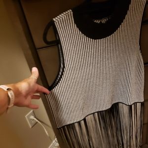 Super cute top with fringe